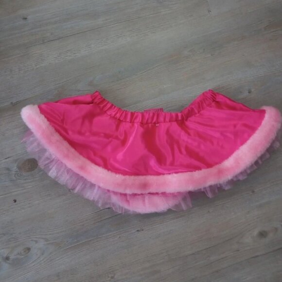 Victoria's Secret PINK Satin Santa Mini Skirt Y2K Rare Sexy Little Things - Picture 3 of 6